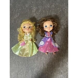 Disney Junior Sofia the First Royal Sisters Sofia & Amber Dolls 11" Dolls Only